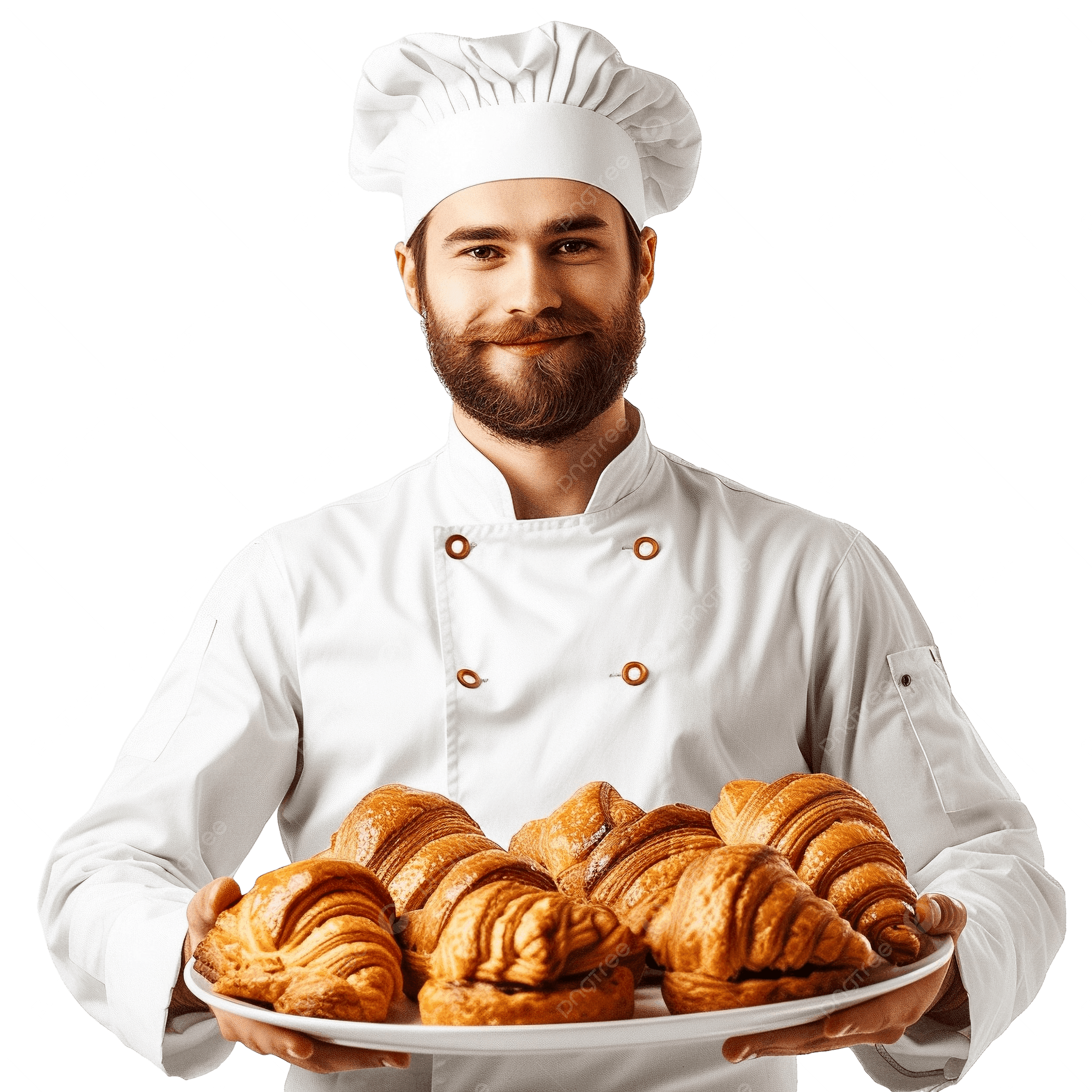 Our head baker at Le Pêche Gourmand